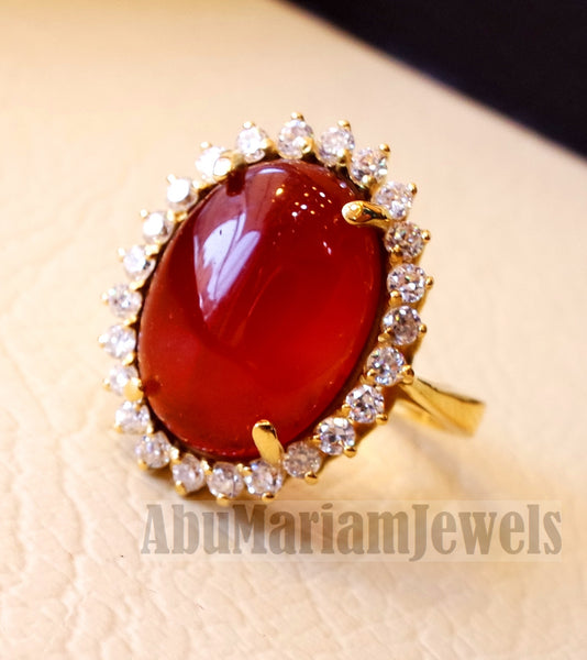 Women's clearance aqeeq ring
