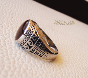 Kids baby ring dark brown Enamel sterling silver 925 , perfect for adult pinkie or for boys or girls children jewelry