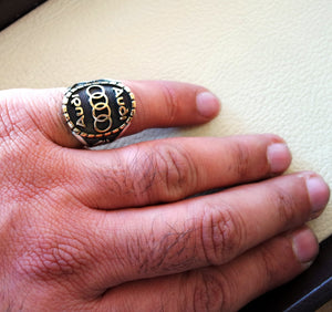 Audi Sterling Silver 925 und Bronze Heavy man Ring neues Auto ideal Geschenk alle Größen