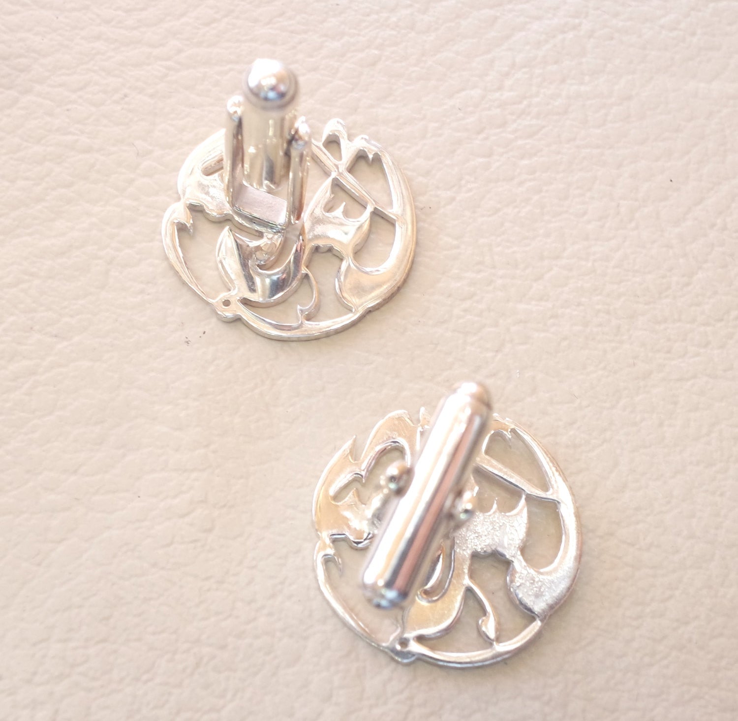 Manschettenknöpfe, cuflinks 1 Name Kalligraphie Arabisch maßgeschneiderte jeden Namen gemacht, um Sterling Silber 925 schwere Männerschmuck