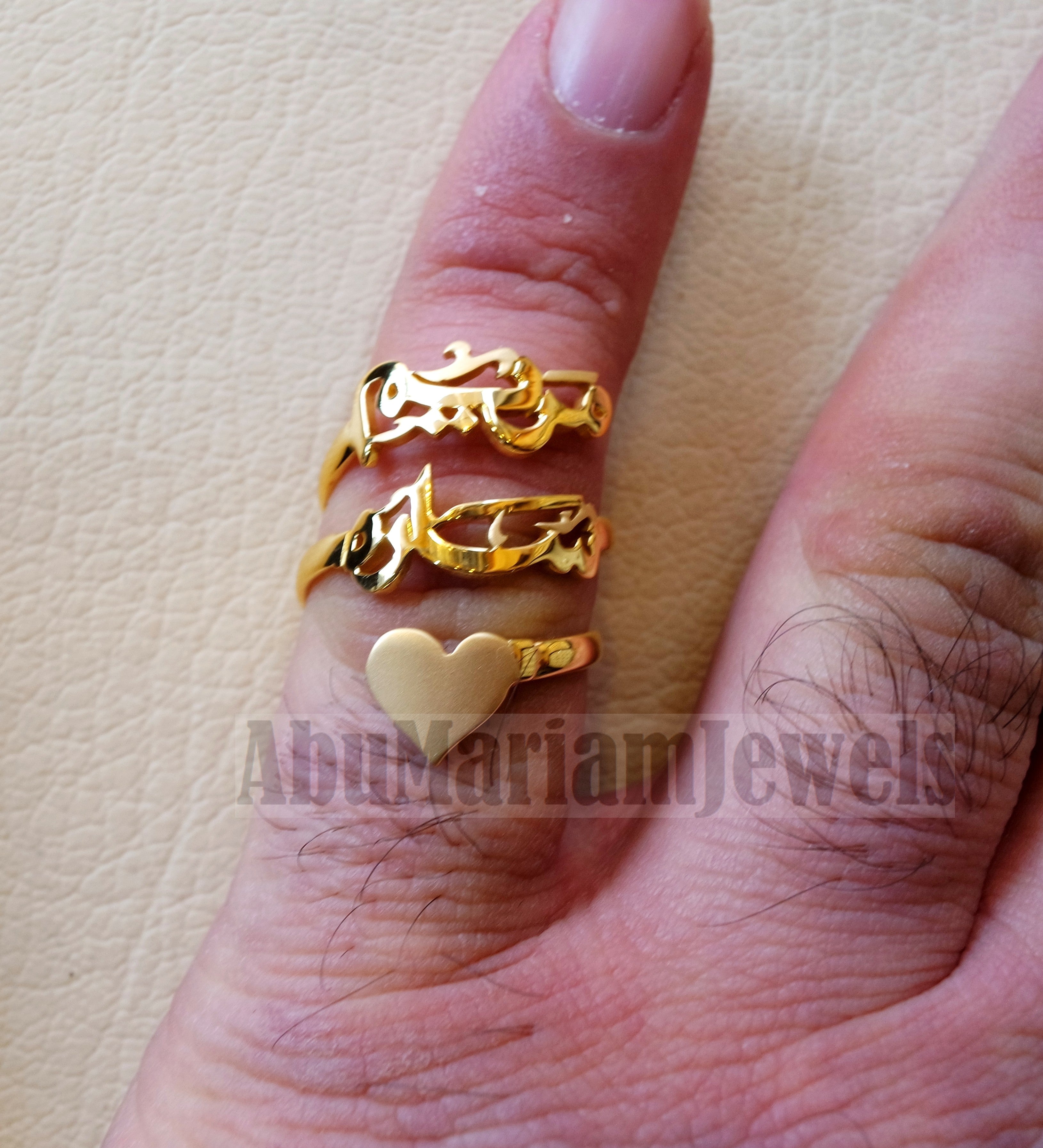 Diamond Initial and Birthstone Ring | Mila Gems