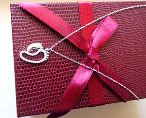 Bébé pieds Collier argent sterling 925 cubique zircon de haute qualité polonais