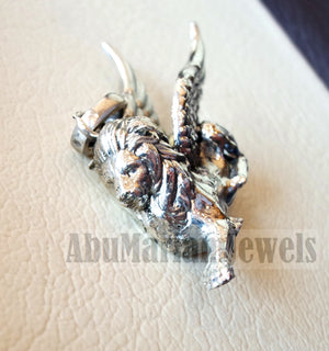 Babylon lion historical mythical winged lion the symbol of ultimate power pendant sterling silver 925 griffin gryphon jewelry