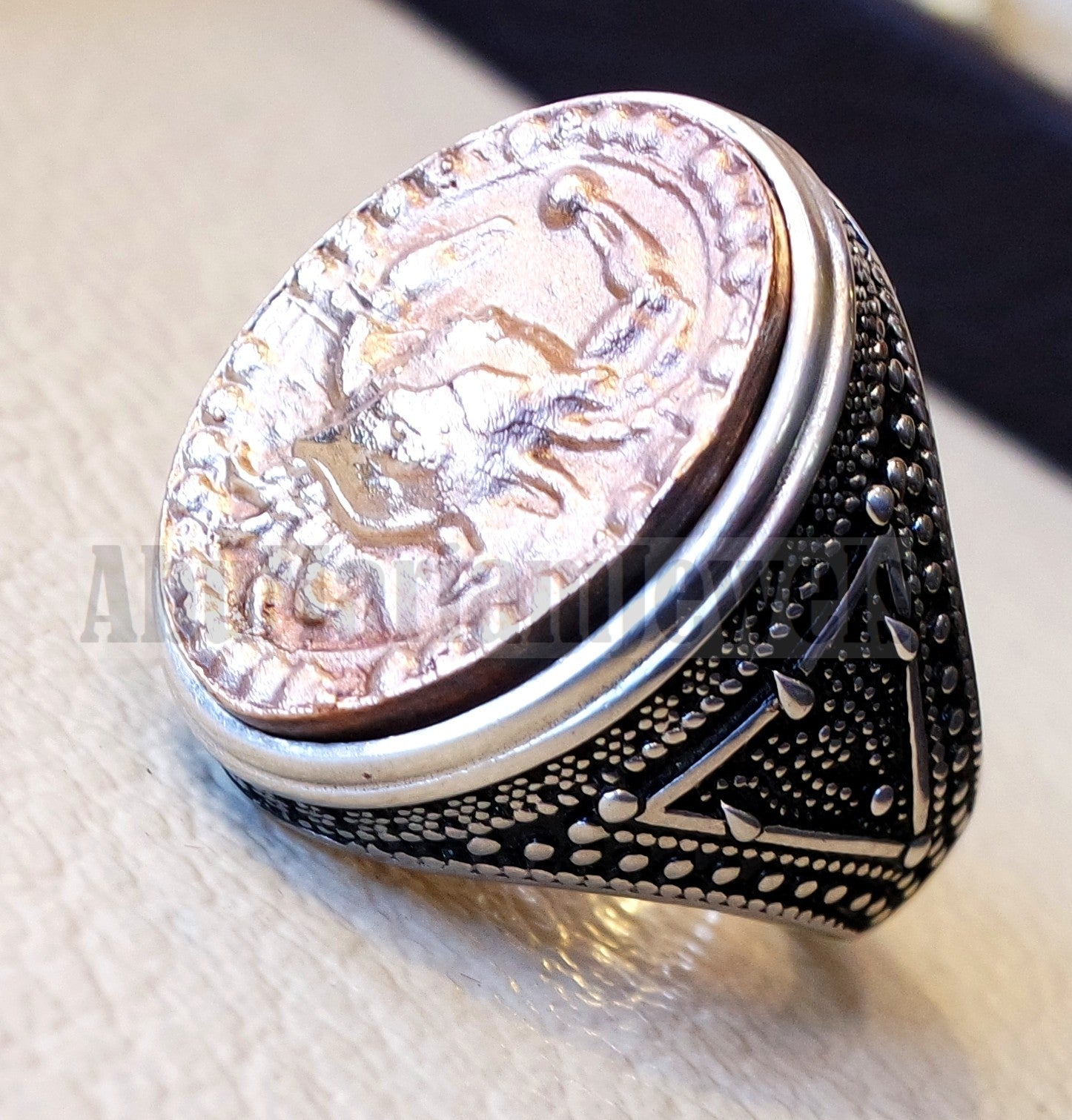 Horoscopes zodiac sign cancer sterling silver 925 and antique bronze huge men ring all sizes men jewelry gift that bring luck fast shipping