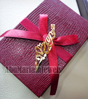 Palestine map pendant with arabic calligraphy 18 k gold jewelry arabic fast shipping خارطه و علم فلسطين