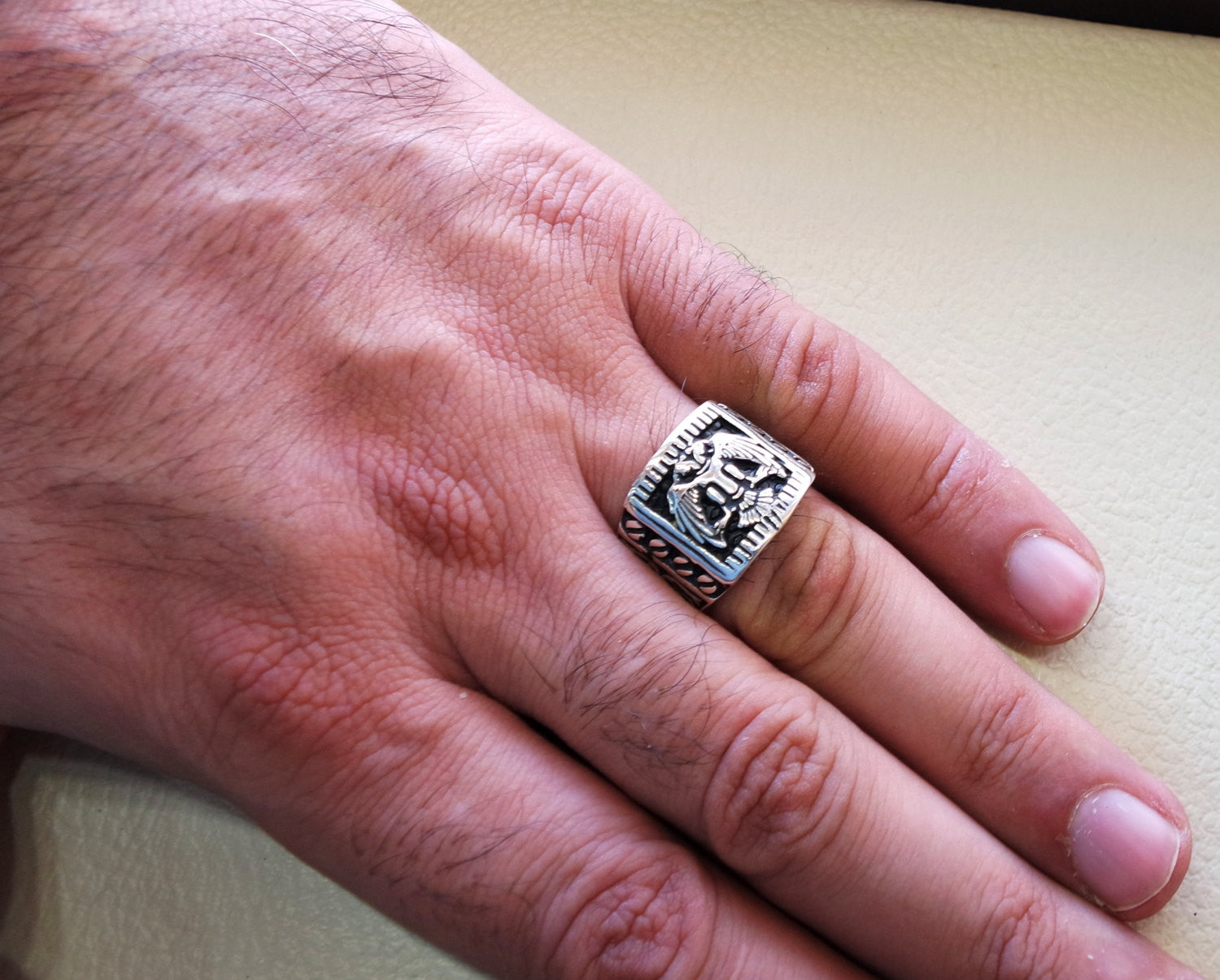 Mens hotsell byzantine ring