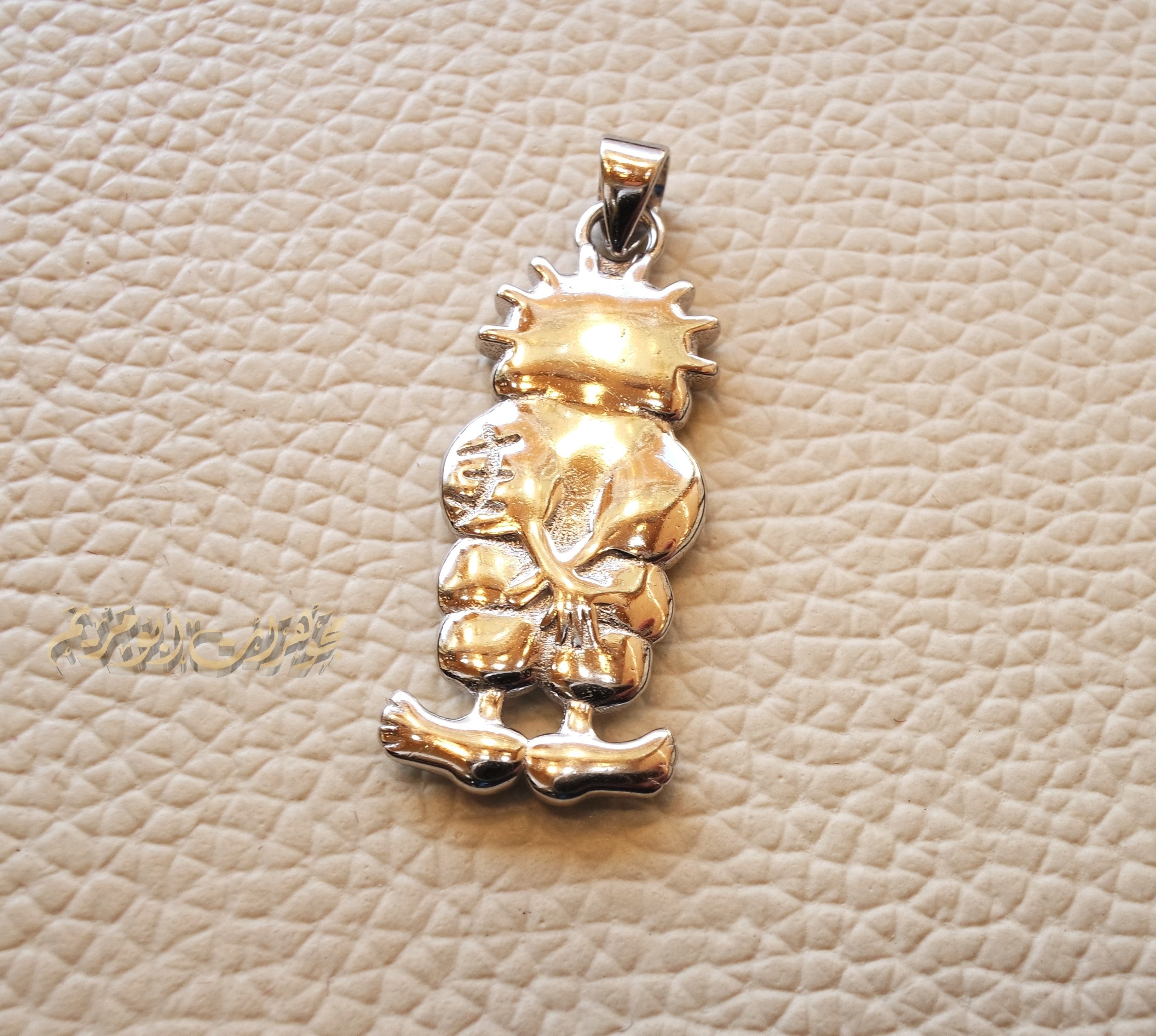 Handala sterling silver 925 Pendant , palestine symbol refugee symbol heavy jewelry piece please read item description فلسطين حنضله حنظله