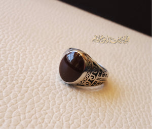 Kids baby ring dark brown Enamel sterling silver 925 , perfect for adult pinkie or for boys or girls children jewelry
