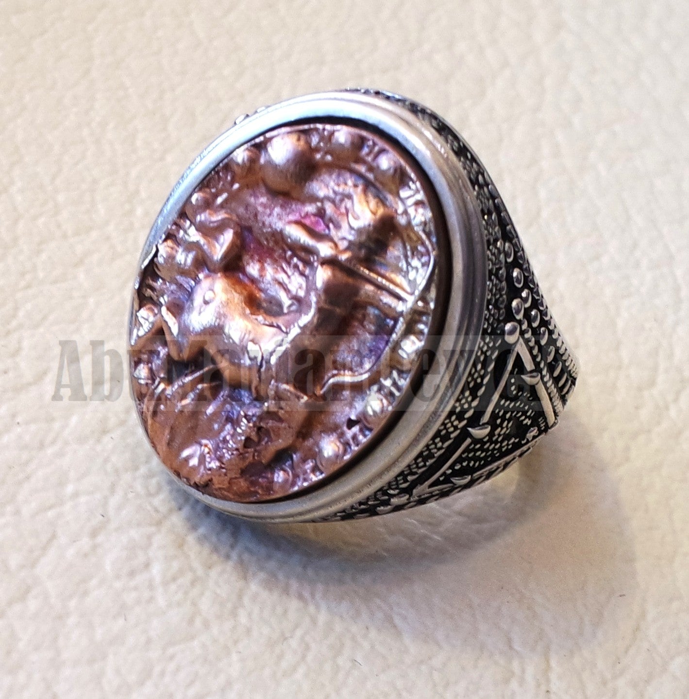 Sagittarius Horoscopes zodiac sign sterling silver 925 and antique bronze huge men ring all sizes men jewelry gift that bring luck fast shipping