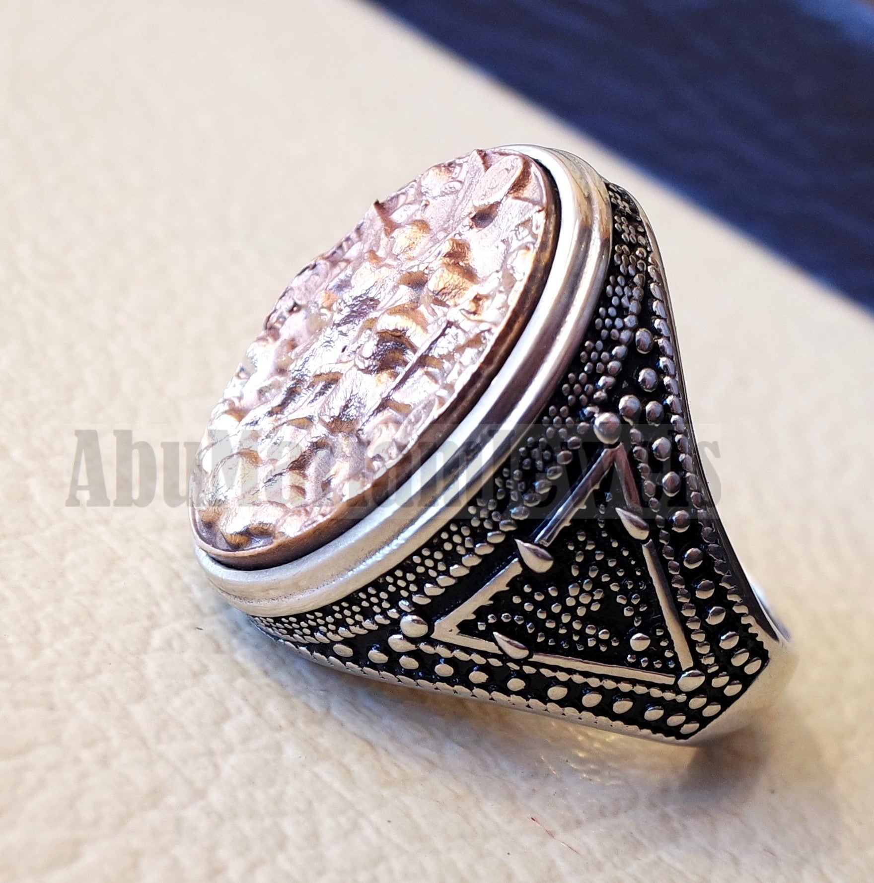 Horoscopes zodiac sign Gemini sterling silver 925 and antique bronze huge men ring all sizes men jewelry gift that bring luck fast shipping
