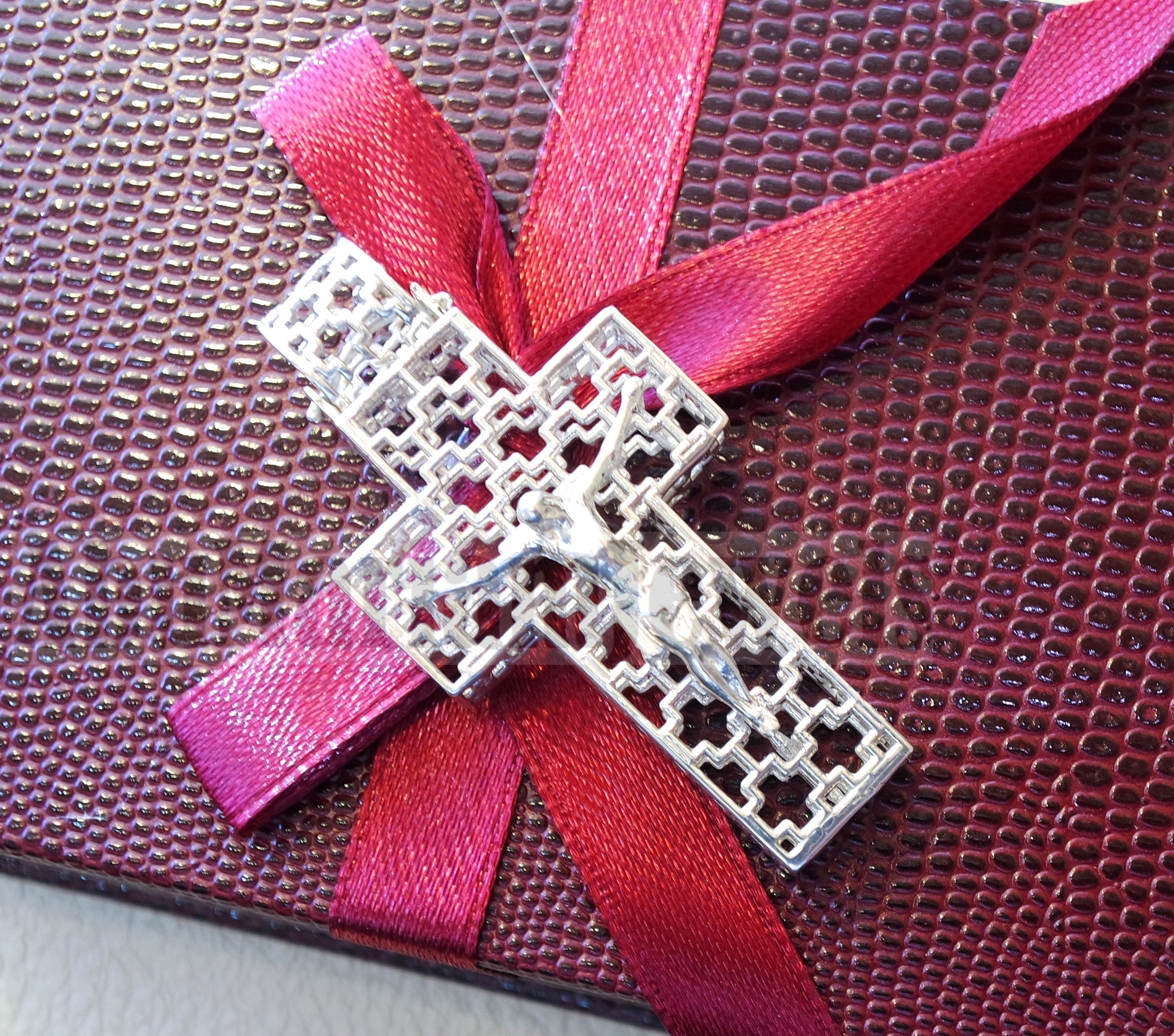 Cross pendant sterling silver 925 jewelry Christianity 3d design man women religious gift express shipping