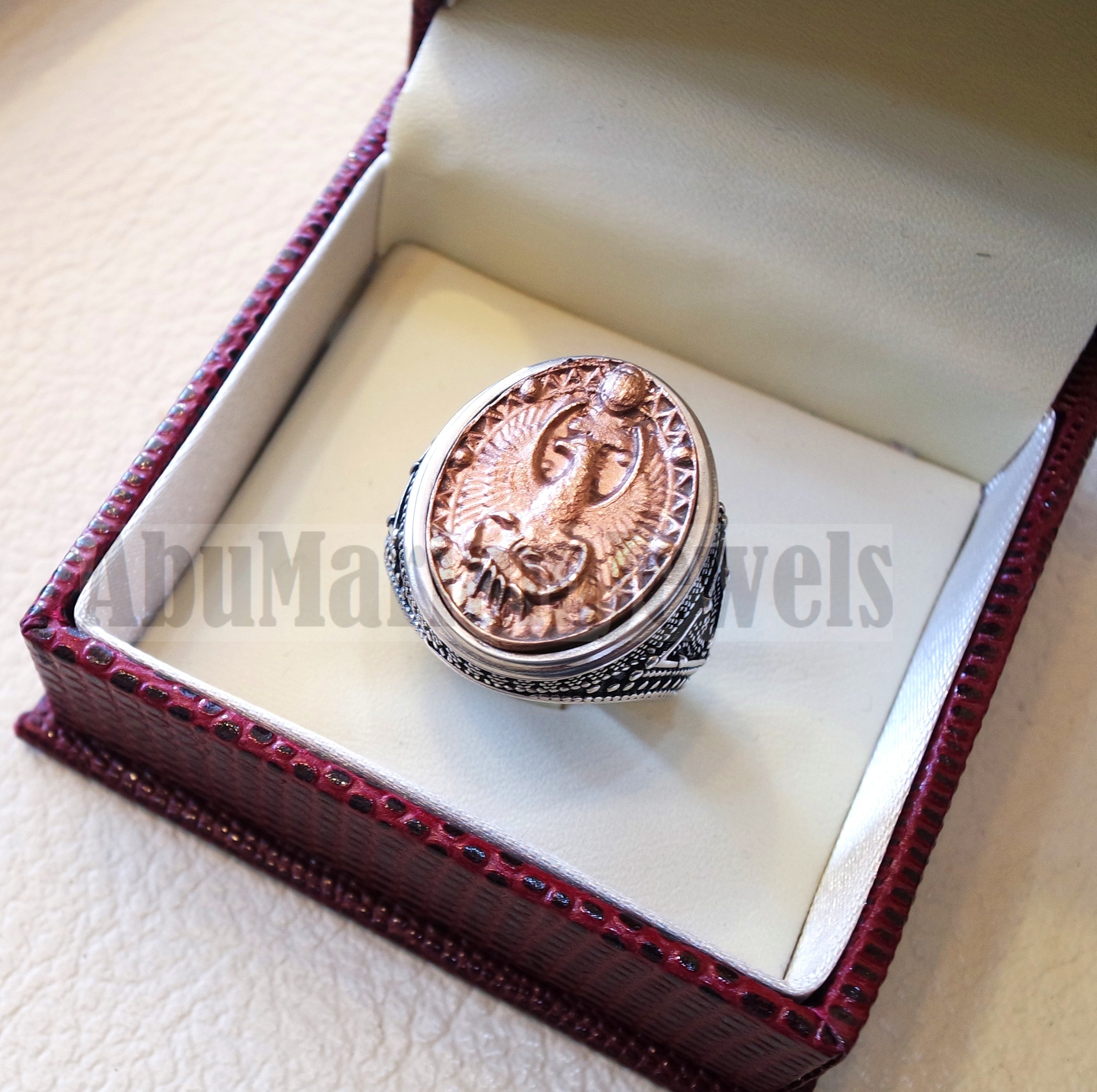 Horoscopes zodiac sign Scorpio sterling silver 925 and antique bronze huge men ring all sizes men jewelry gift that bring luck fast shipping