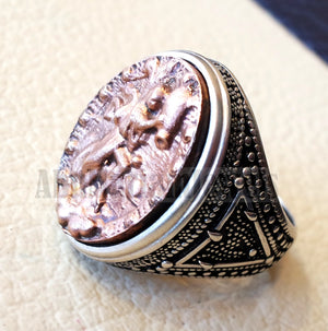 Aquarius Horoscopes zodiac sign sterling silver 925 and antique bronze huge men ring all sizes men jewelry gift that bring luck fast shipping