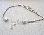 Palestine map chain bracelet with famous verse sterling silver 925 k high quality jewelry arabic fast shipping adjustable خارطه و علم فلسطين