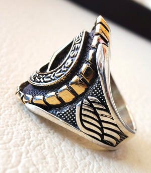 Mercedes Benz sterling silver 925 and bronze heavy man ring new car ideal gift all sizes