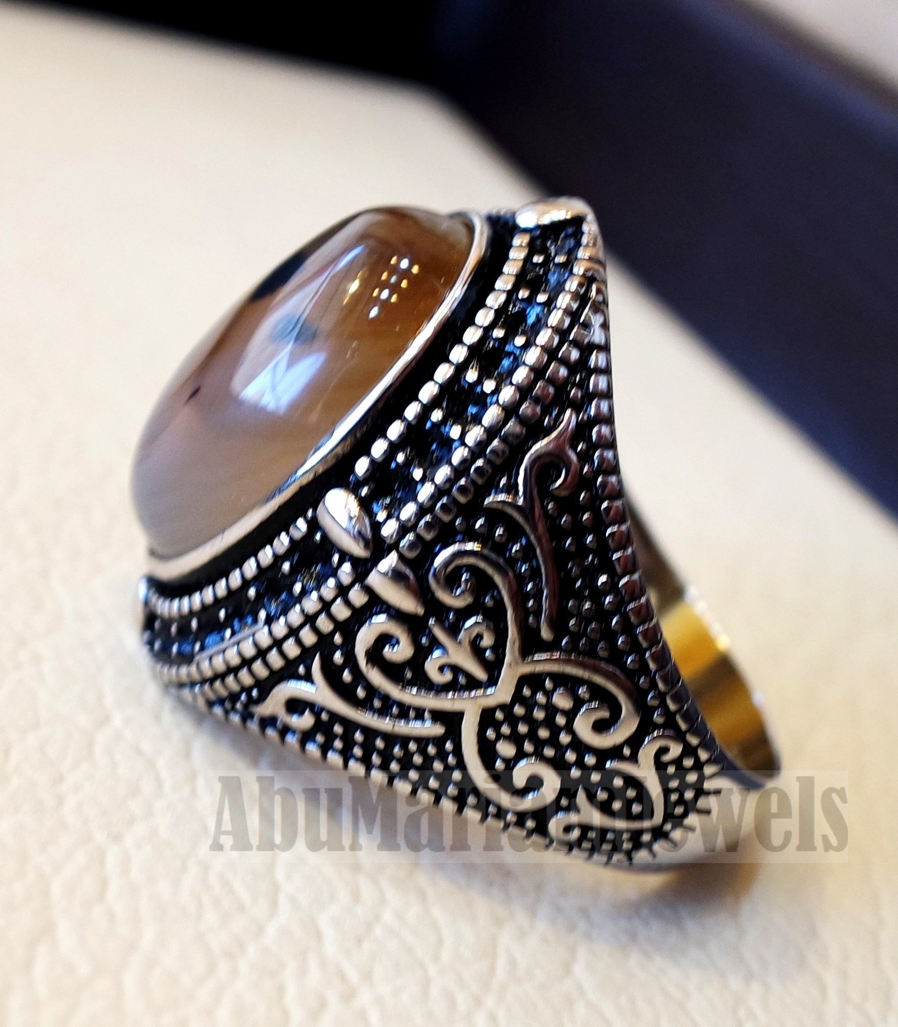 Red Yemeni Aqeeq Gold Plated Plain Band Women Ring | Boutique Ottoman  Exclusive