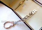 Key chain Personalized customized car number made to order sterling silver 925 or any similar design or shape Key_car