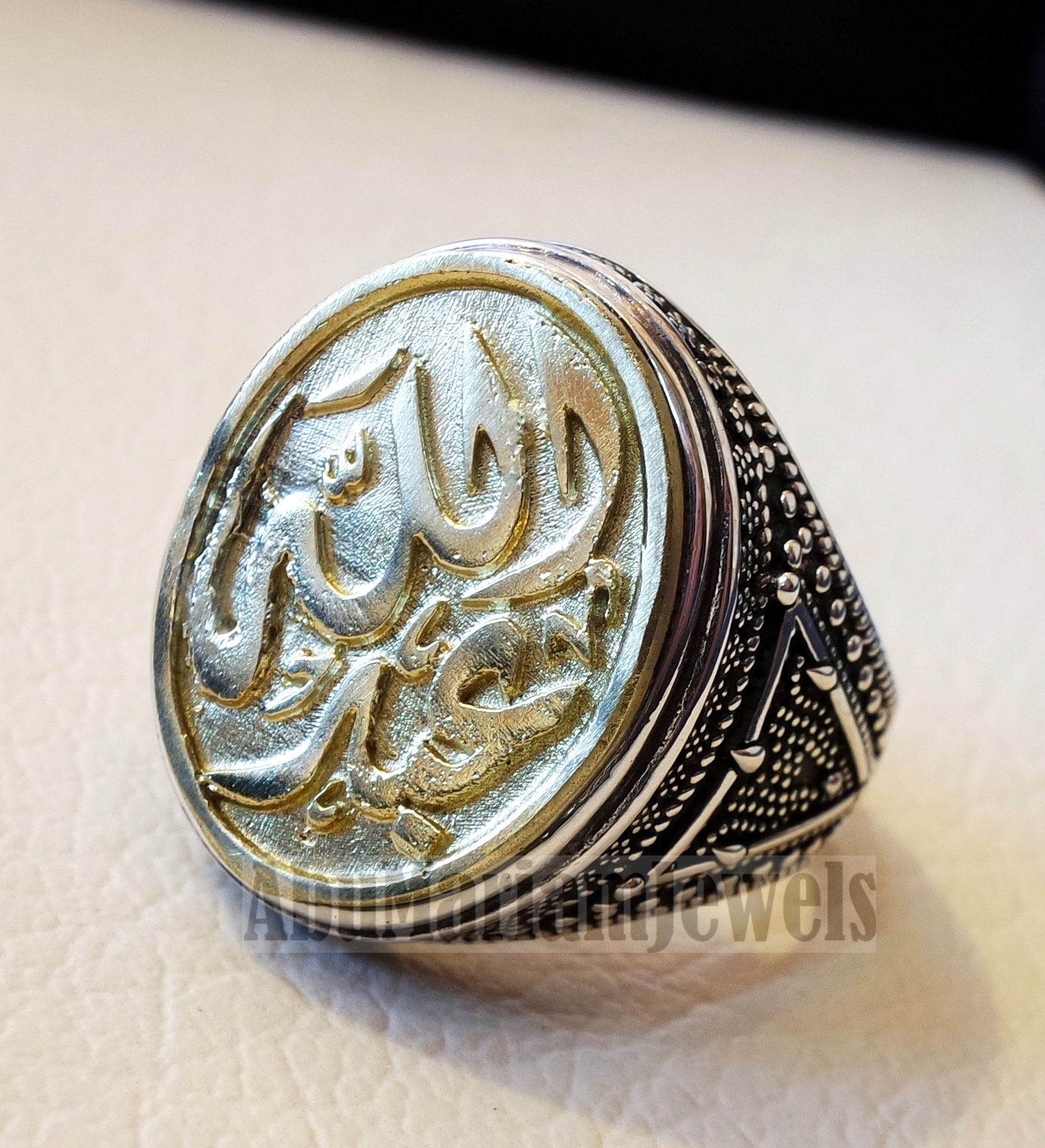 Customized Arabic calligraphy names ring personalized antique jewelry ...