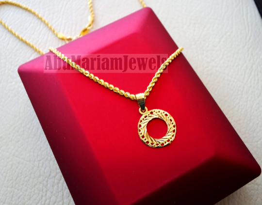 18K- Saudi Gold BOX CHAIN NECKLACE 