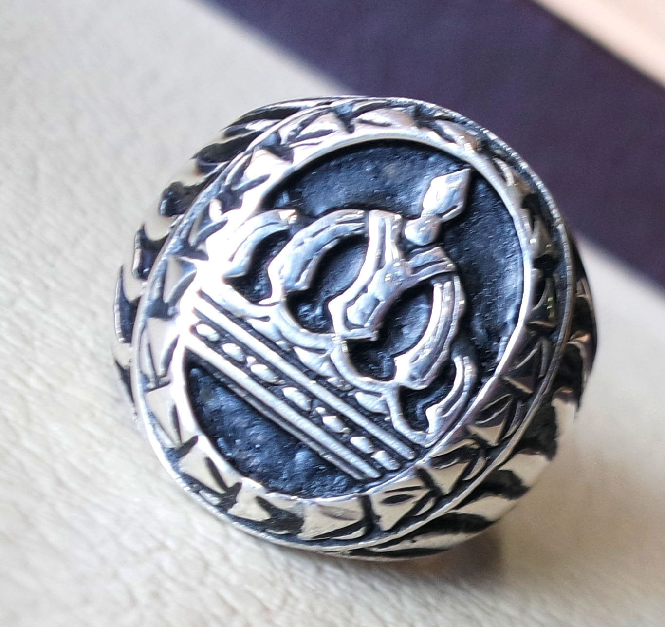 vintage style king royal crown men ring heavy sterling silver 925  handmade all sizes jewelry fast shipping